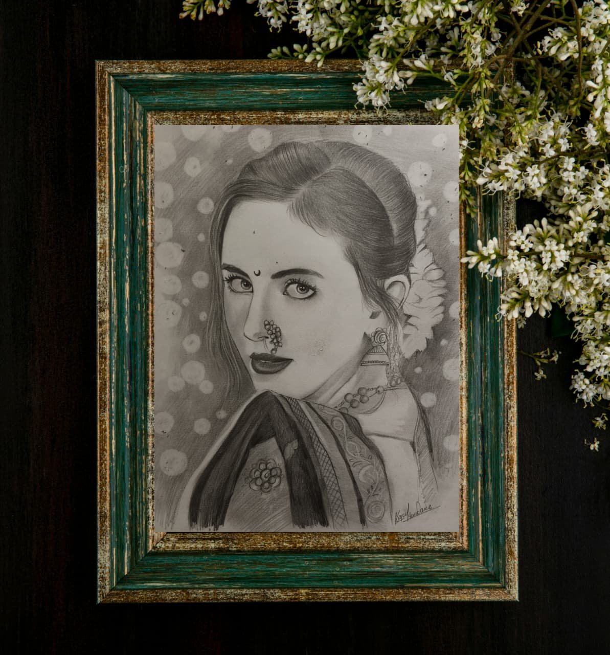 Charcoal Pencil Sketch artwork 5